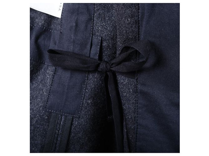 Comme Des Garcons Comme des Garçons Pins Cross Wool Jacket Grey Dark red - view 9