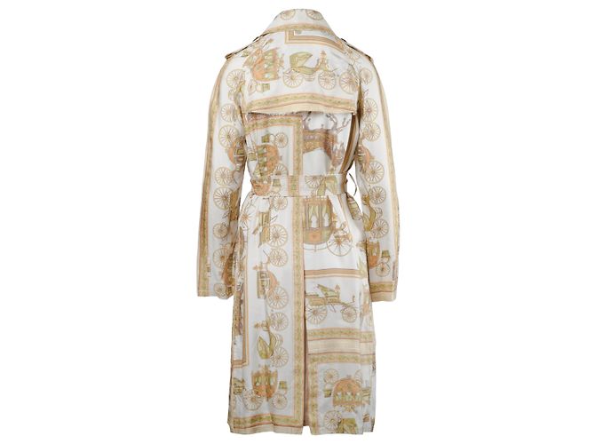 Autre Marque Tao de Comme des Garçons Abrigo Trench de Patrón Barroco Dorado - vista 3