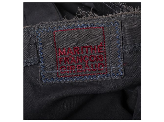 Autre Marque Pantaloni Cigarette Marithé François Girbaud con Tasche Grigio - vista 12