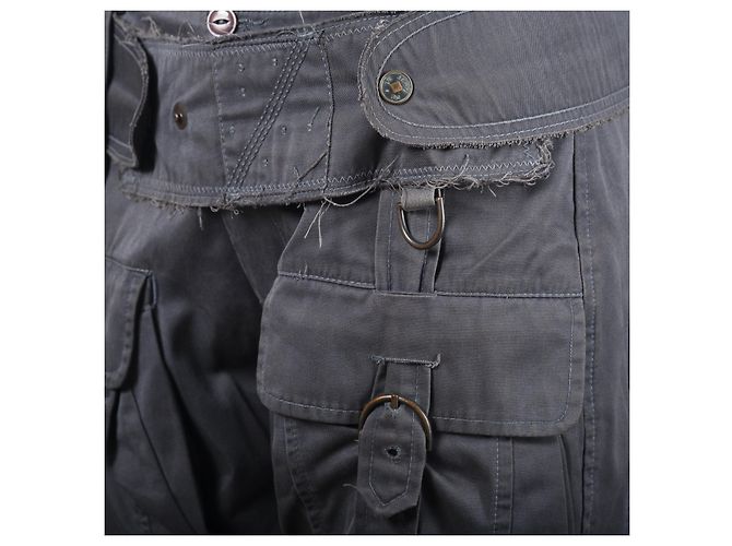 Autre Marque Pantaloni Cigarette Marithé François Girbaud con Tasche Grigio - vista 7
