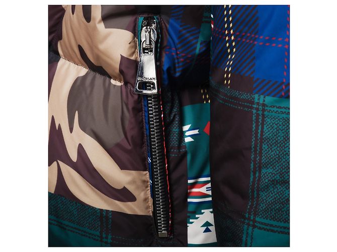 Autre Marque Khrisjoy Down Puffer Jacket In Camo Check Print Multiple colors - view 5