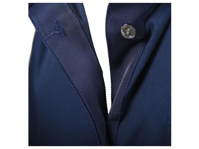 Camicia-Cappotto Ibrido Docking Sacai Blu - vista 10