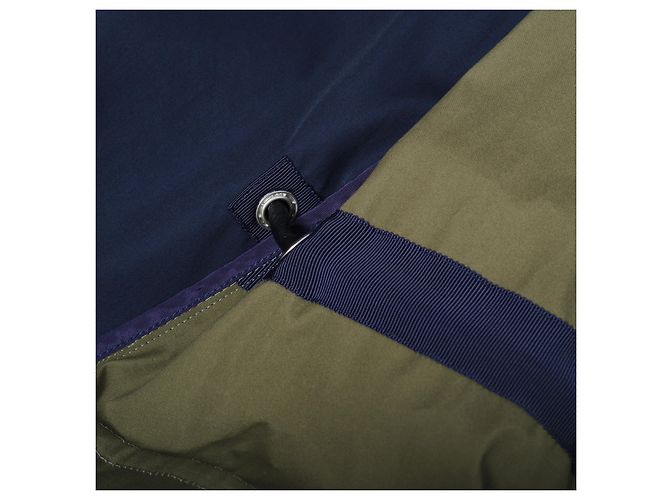 Camicia-Cappotto Ibrido Docking Sacai Blu - vista 11