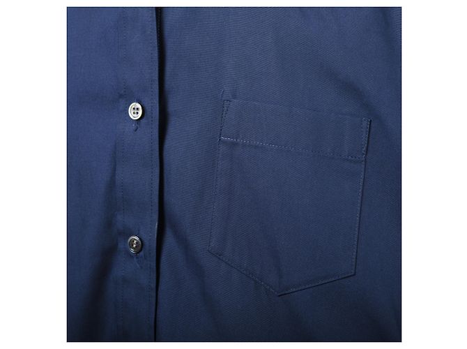 Camicia-Cappotto Ibrido Docking Sacai Blu - vista 7