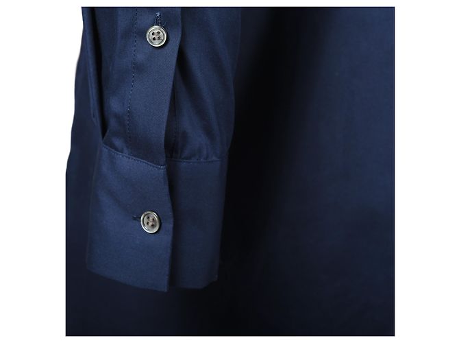 Camicia-Cappotto Ibrido Docking Sacai Blu - vista 9
