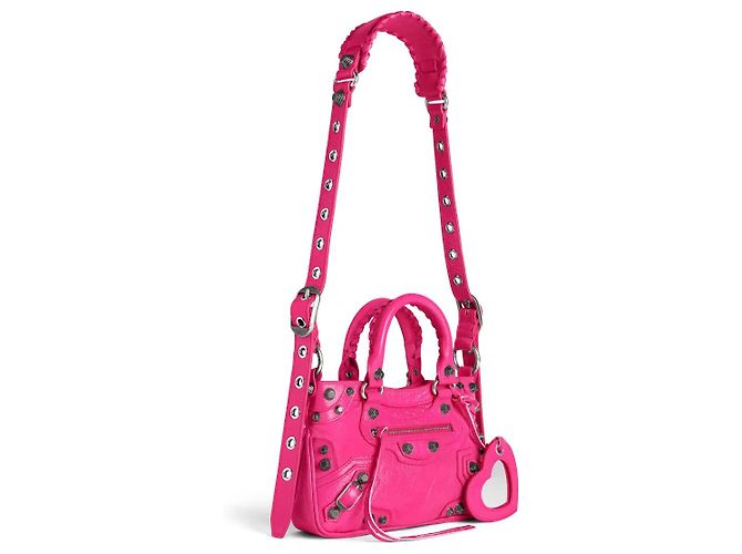 Borsa Neo Cagole Balenciaga Rosa - vista 2