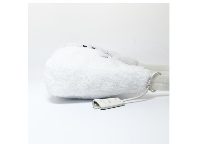 Borsa hobo SPUGNA Re-Edition 2000 di Prada Bianco - vista 5