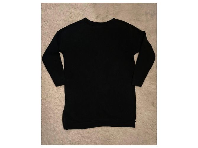 Felpa Calvin Klein Jeans nera con zip laterale Nero - vista 10