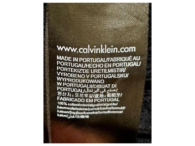 Felpa Calvin Klein Jeans nera con zip laterale Nero - vista 14