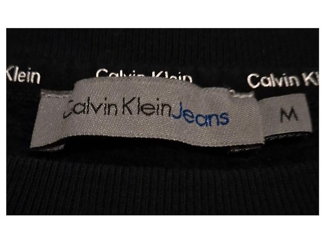 Felpa Calvin Klein Jeans nera con zip laterale Nero - vista 4