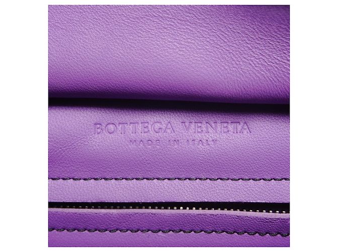 Borsa Bottega Veneta Intrecciato Monaco Porpora - vista 10