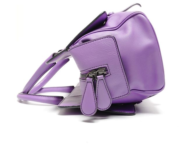 Borsa Bottega Veneta Intrecciato Monaco Porpora - vista 4