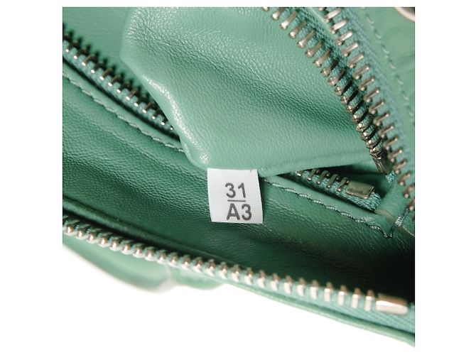 Prada Nappa Vintage Mini Boston Tasche Grün - Ansicht 10