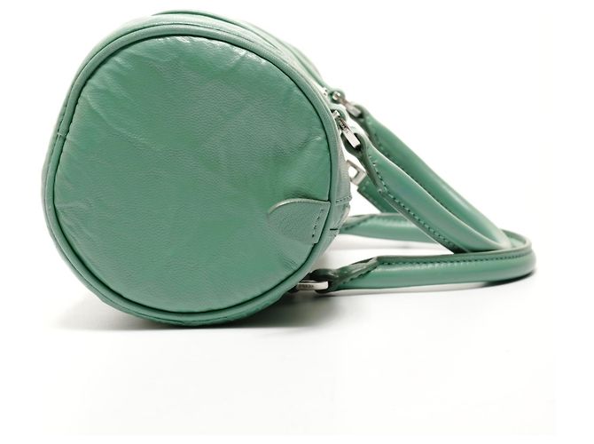 Prada Nappa Vintage Mini Boston Tasche Grün - Ansicht 4