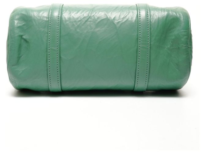 Prada Nappa Vintage Mini Boston Tasche Grün - Ansicht 7