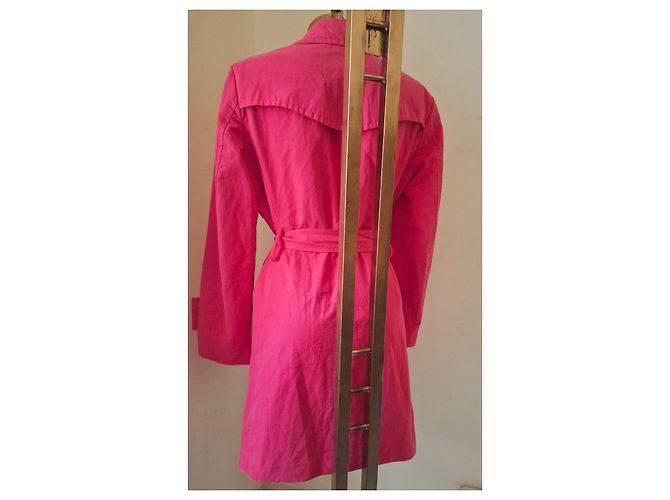 Autre Marque Trench rosa impactante Benetton - vista 10