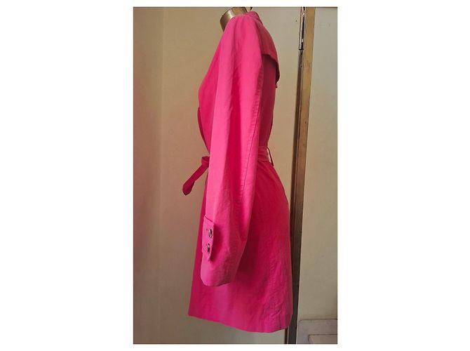 Autre Marque Trench rosa impactante Benetton - vista 13