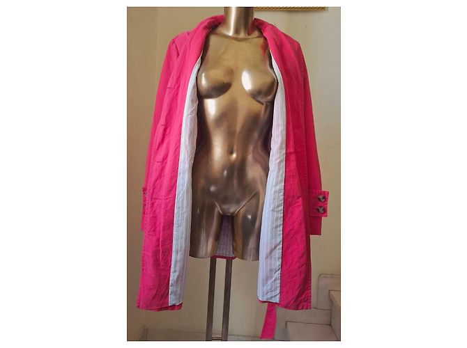 Autre Marque Trench rosa impactante Benetton - vista 15