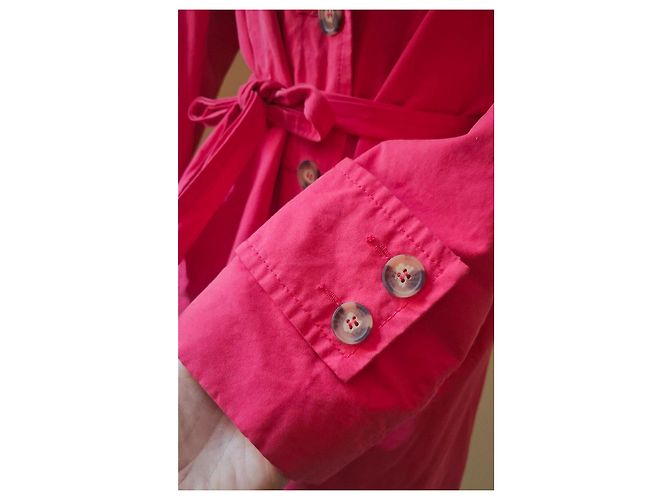 Autre Marque Trench rosa impactante Benetton - vista 6