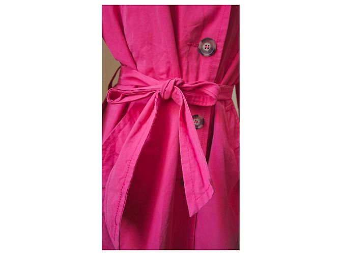 Autre Marque Trench rosa impactante Benetton - vista 7