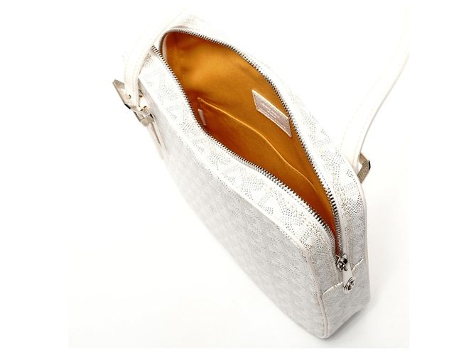 Borsa Goyard Yona MM in bianco - vista 11
