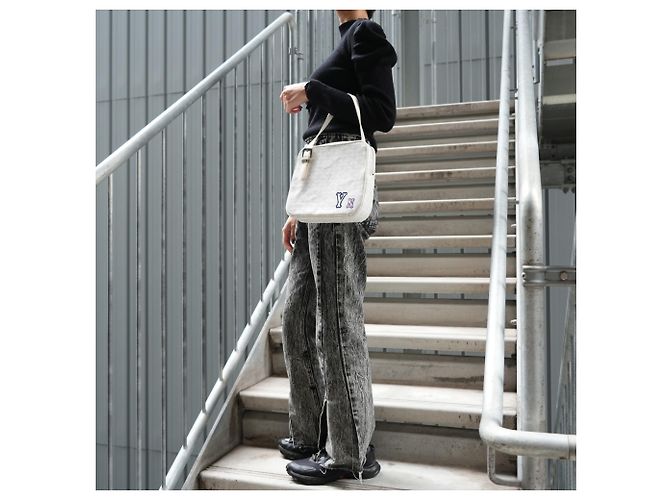 Borsa Goyard Yona MM in bianco - vista 14