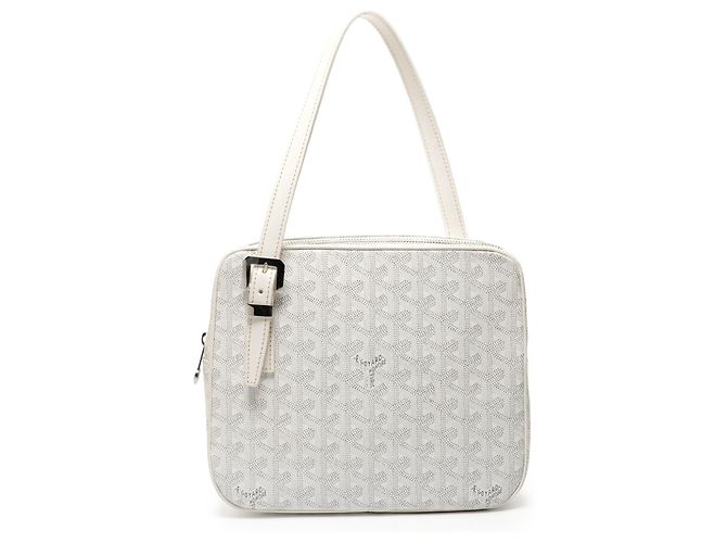 Borsa Goyard Yona MM in bianco - vista 2