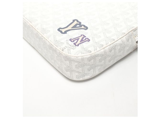 Borsa Goyard Yona MM in bianco - vista 6