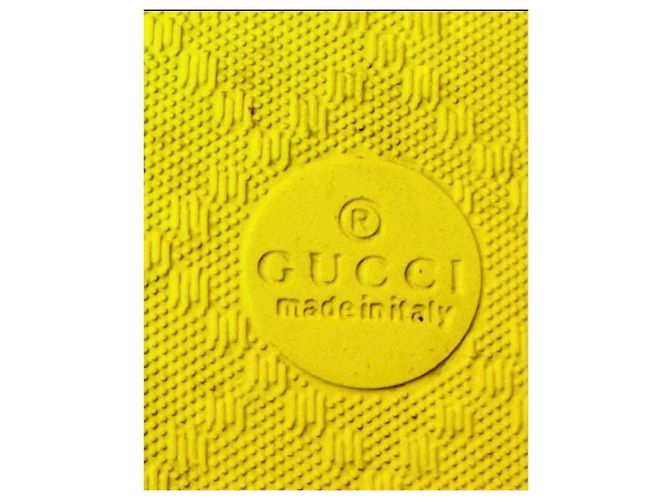 Sandali Gucci Slide Gialli 32 - 34 Giallo - vista 4