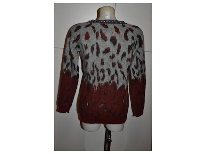 Maison Scotch Wollmischpullover mit Muster Mehrfarben - Ansicht 4