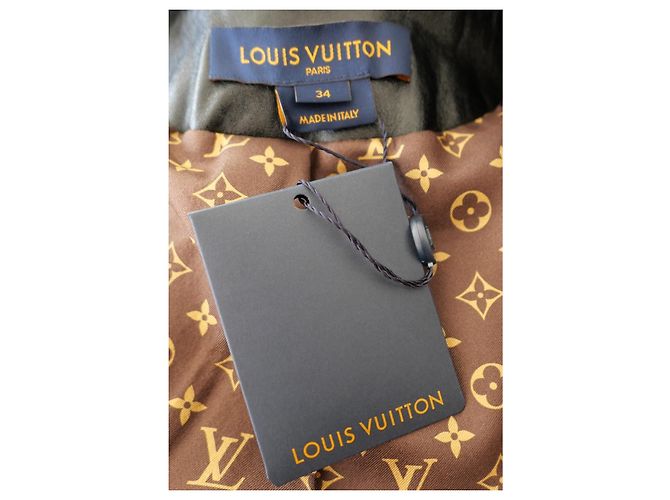 Giacca bomber in pelle foderata Monogram Louis Vuitton Nero - vista 12