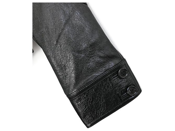 Giacca bomber in pelle foderata Monogram Louis Vuitton Nero - vista 5