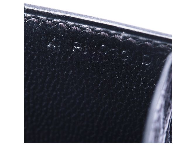 Clutch Medor 23 in alligatore lucido del Mississippi Hermès 2017 Nero - vista 7