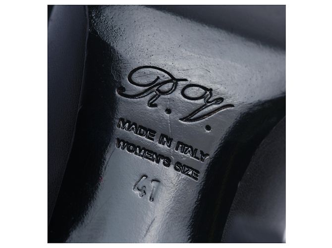 Schwarze Wildlederabsätze Roger Vivier - Ansicht 7