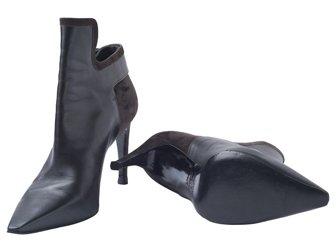 Schwarze Wildlederabsätze Roger Vivier - Ansicht 8