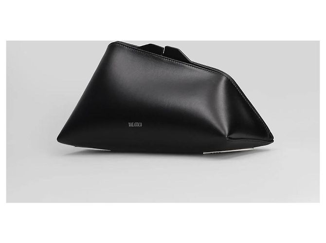 Die Attico Medium Pochette 8:30 PM aus Leder Schwarz - Ansicht 3