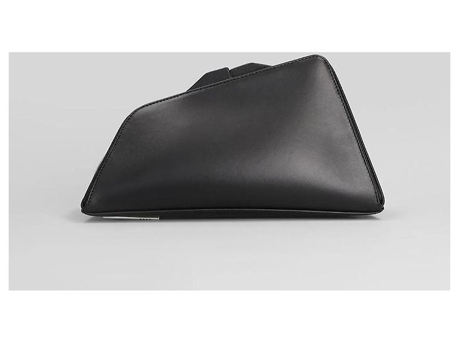 Die Attico Medium Pochette 8:30 PM aus Leder Schwarz - Ansicht 4