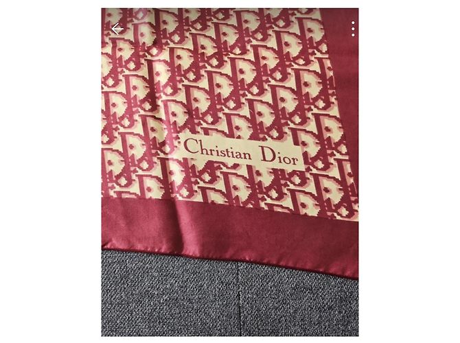 Sciarpa in seta Christian Dior viola Porpora - vista 4