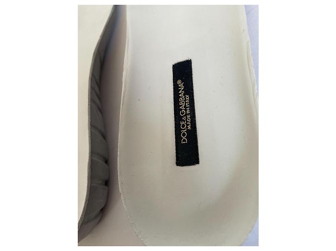 Dolce & Gabbana Portofino Leder Sneaker weiß - Ansicht 10