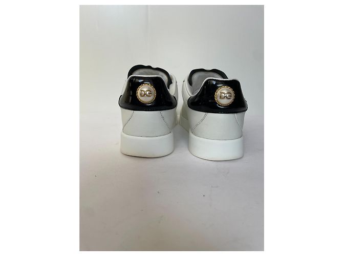 Dolce & Gabbana Portofino Leder Sneaker weiß - Ansicht 5