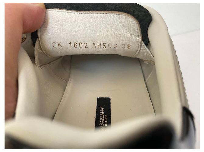 Dolce & Gabbana Portofino Leder Sneaker weiß - Ansicht 8
