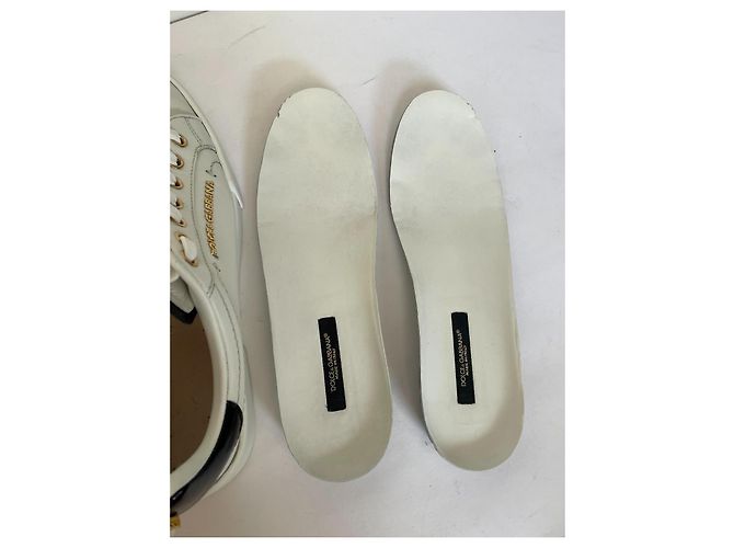Dolce & Gabbana Portofino Leder Sneaker weiß - Ansicht 9