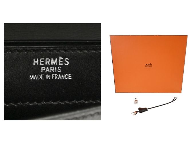 Hermès Borsa da lavoro Hermes Kelly Depeche 38 Nera Nero - vista 11