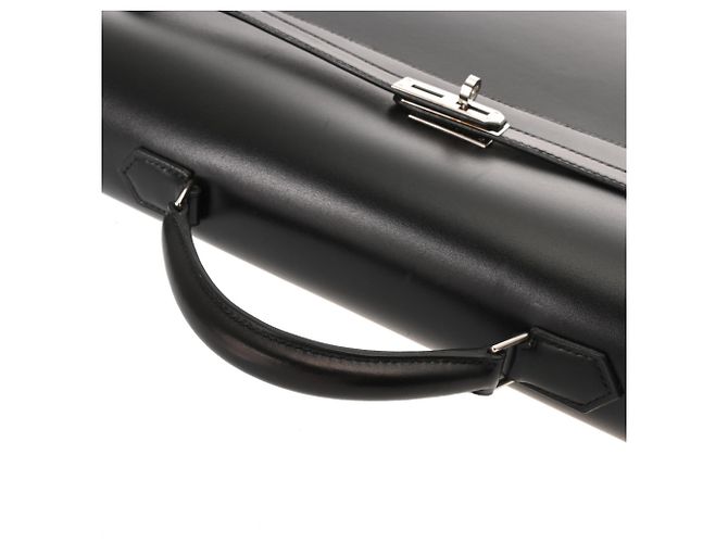 Hermès Borsa da lavoro Hermes Kelly Depeche 38 Nera Nero - vista 4