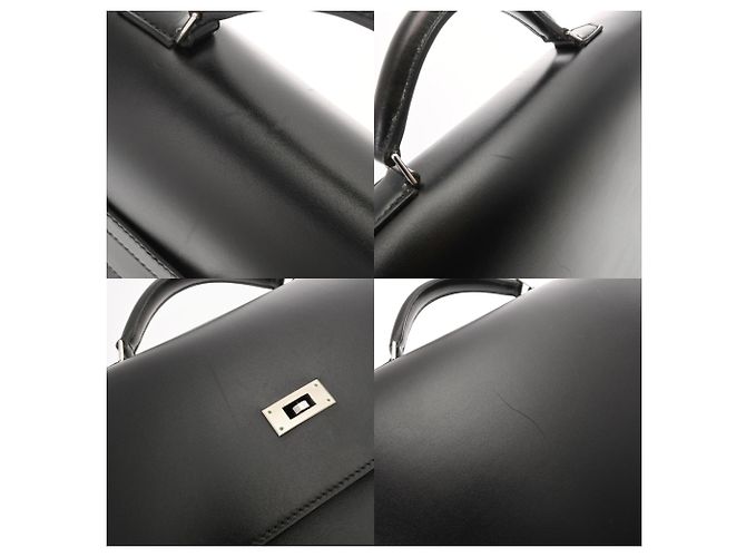 Hermès Borsa da lavoro Hermes Kelly Depeche 38 Nera Nero - vista 8