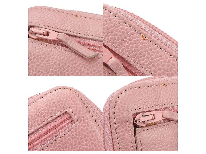 Timeless Cartera Larga Chanel de Cuero Caviar Rosa - vista 5