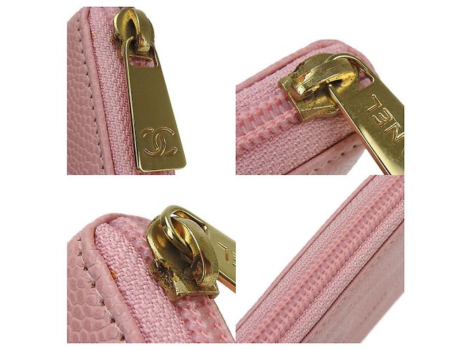 Timeless Cartera Larga Chanel de Cuero Caviar Rosa - vista 6