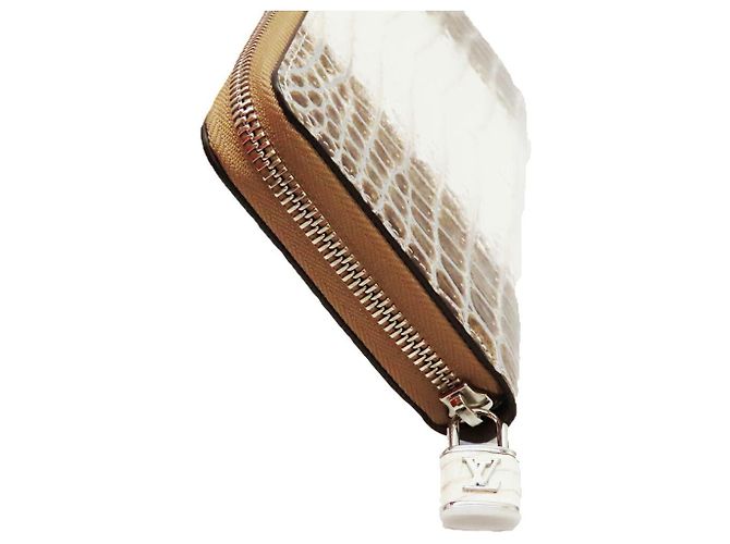 Cartera Zippy de Cocodrilo Louis Vuitton Castaño - vista 2