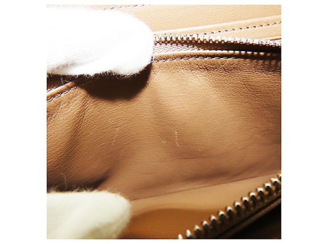 Cartera Zippy de Cocodrilo Louis Vuitton Castaño - vista 8