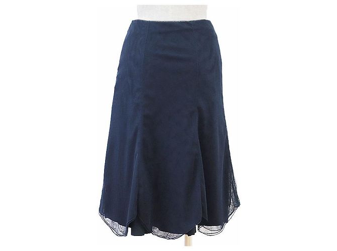 Timeless Falda de malla Chanel 02C P18712 Azul Azul marino - vista 10